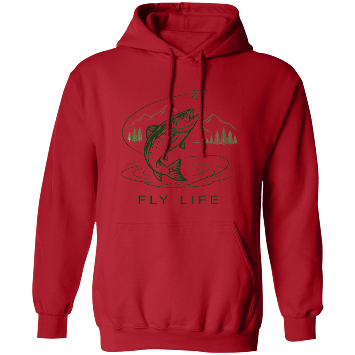 Fly Life Hoodie-Red