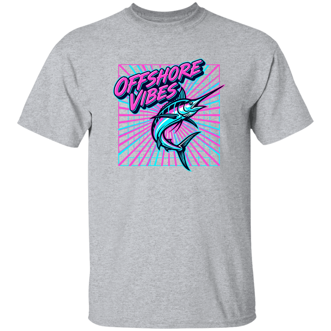 Offshore Vibes T-Shirt Sport-Grey