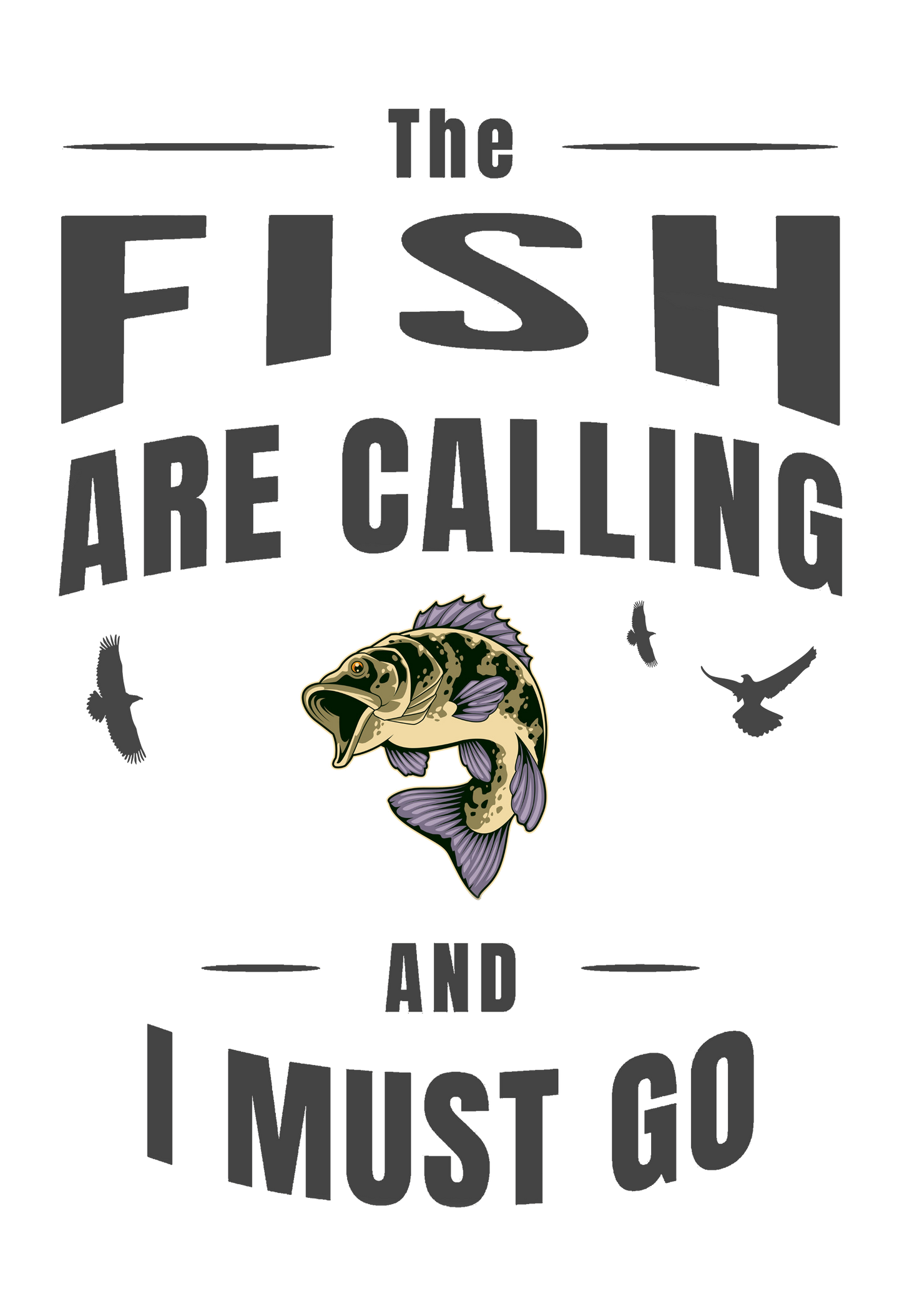 The Fish Are Calling b XP8434 11oz White Mug