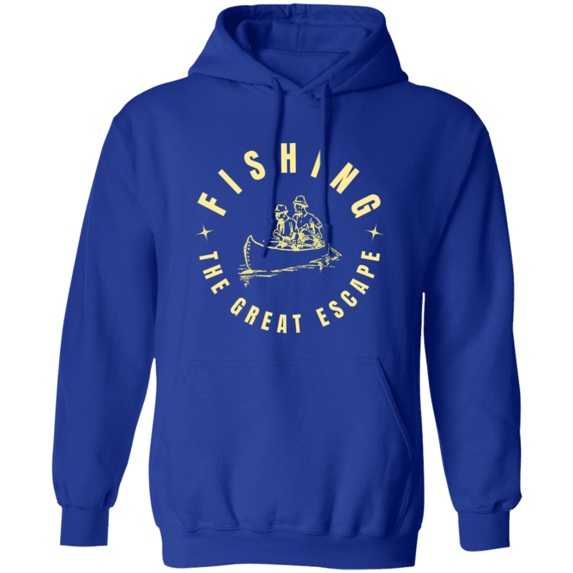 Fishing the great escape hoodie k royal