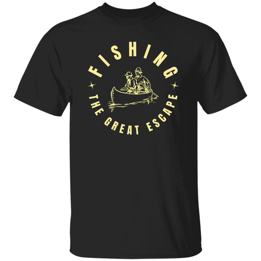 Fishing the great escape t-shirt k black