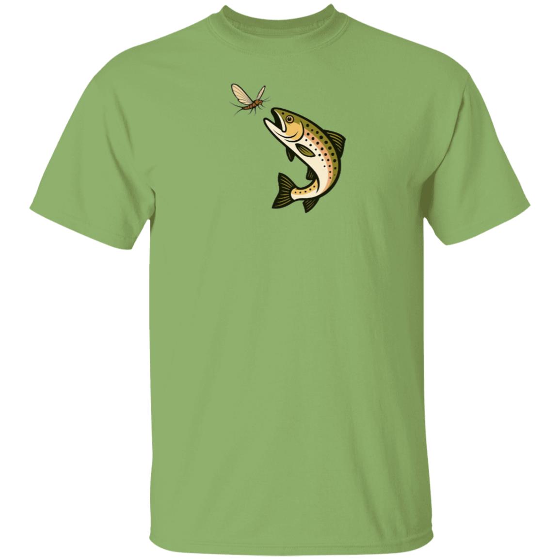 Jumping Trout t-shirt kiwi