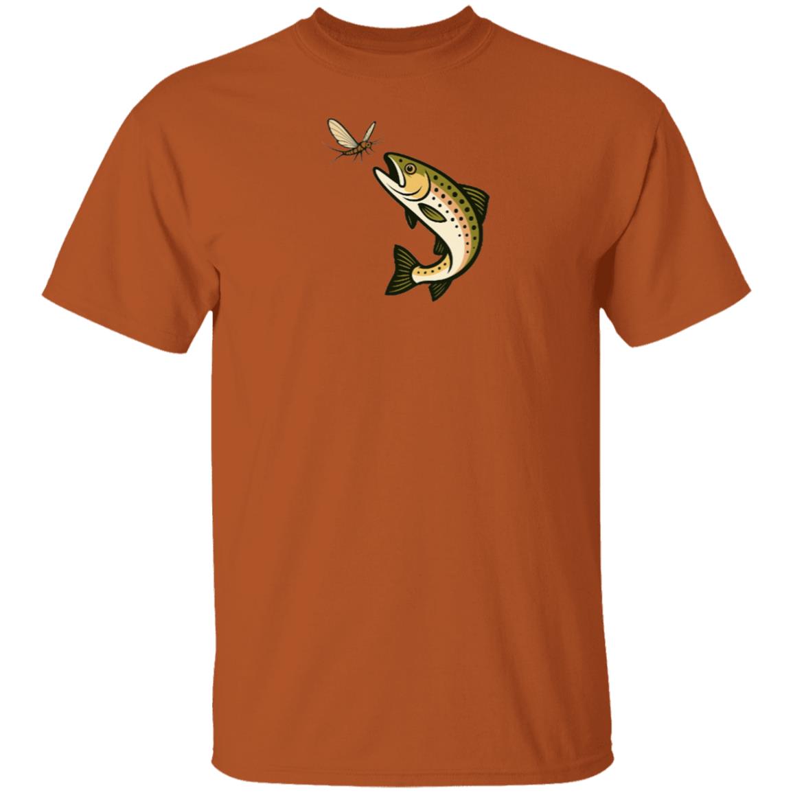 Jumping Trout t-shirt texas-orange