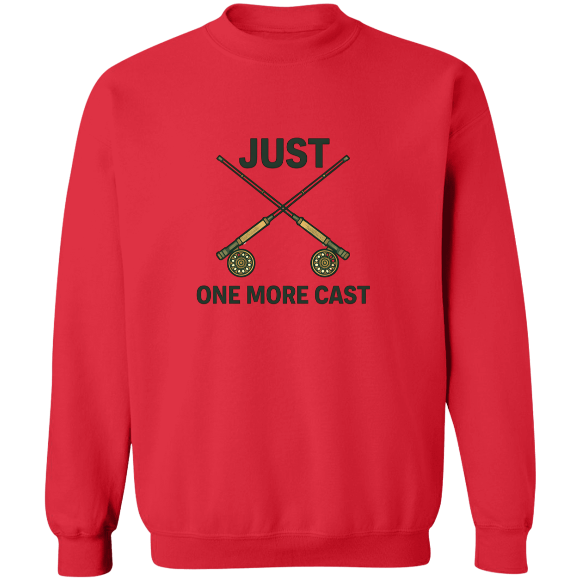 One more cast sweatshirt red