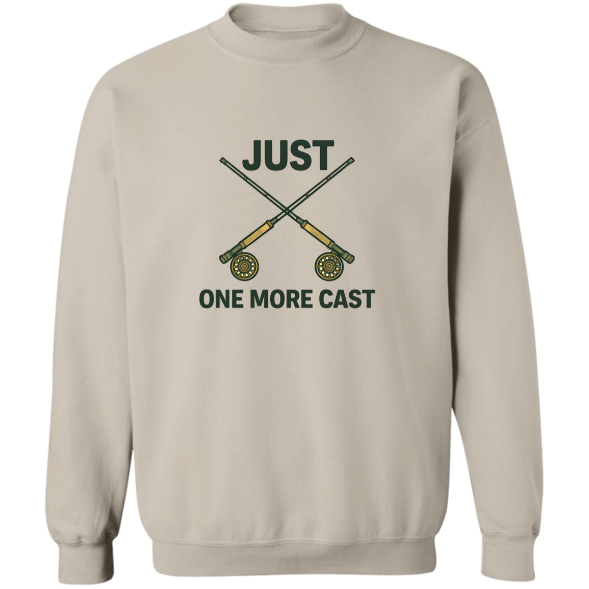 One more cast sweatshirt sand