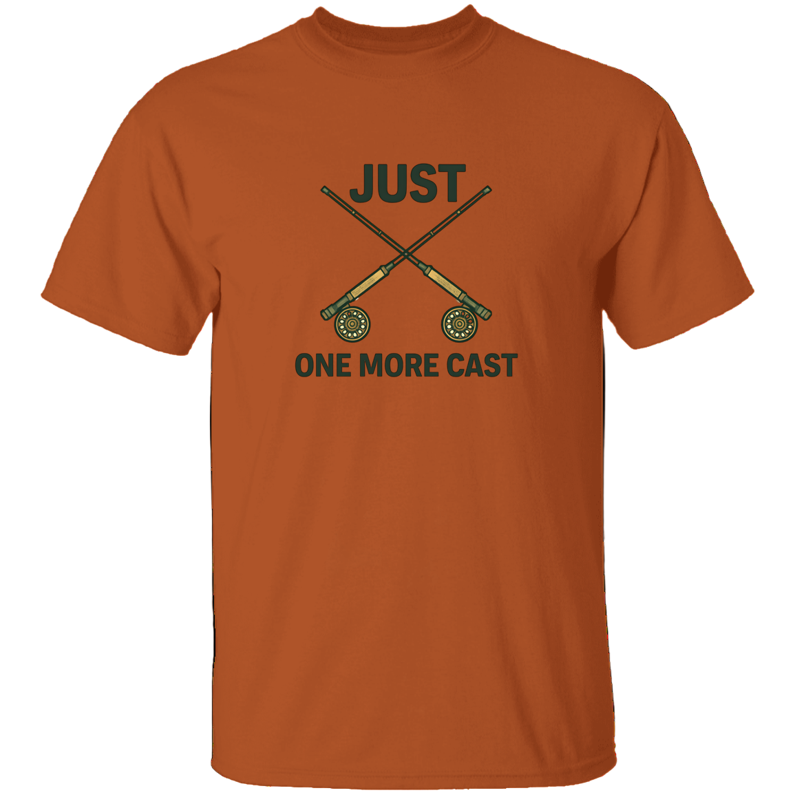 one more cast t shirt texas orange