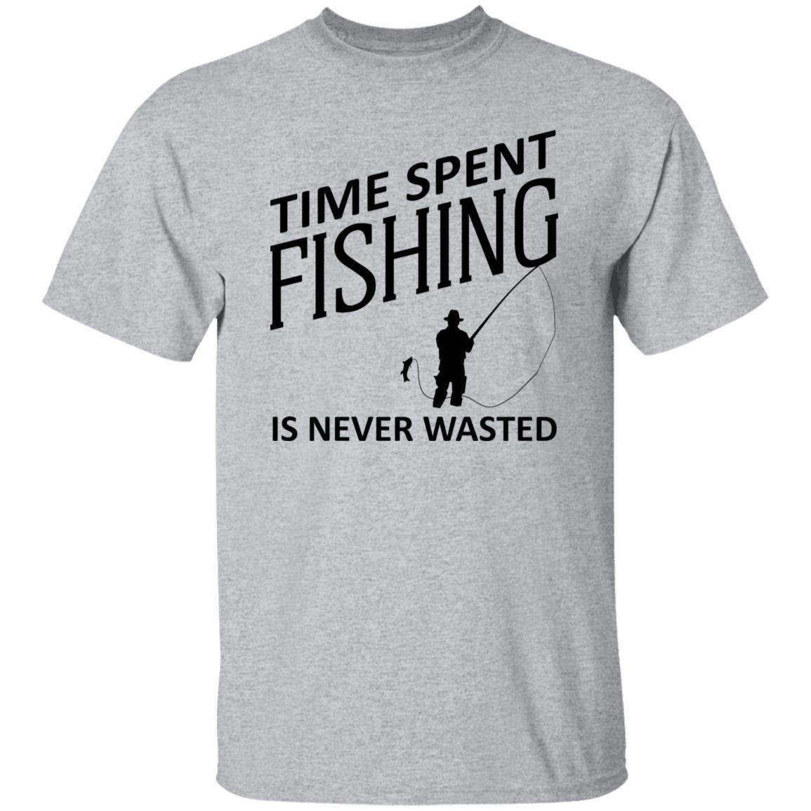 Time spent is never wasted b t-shirt Sport-grey