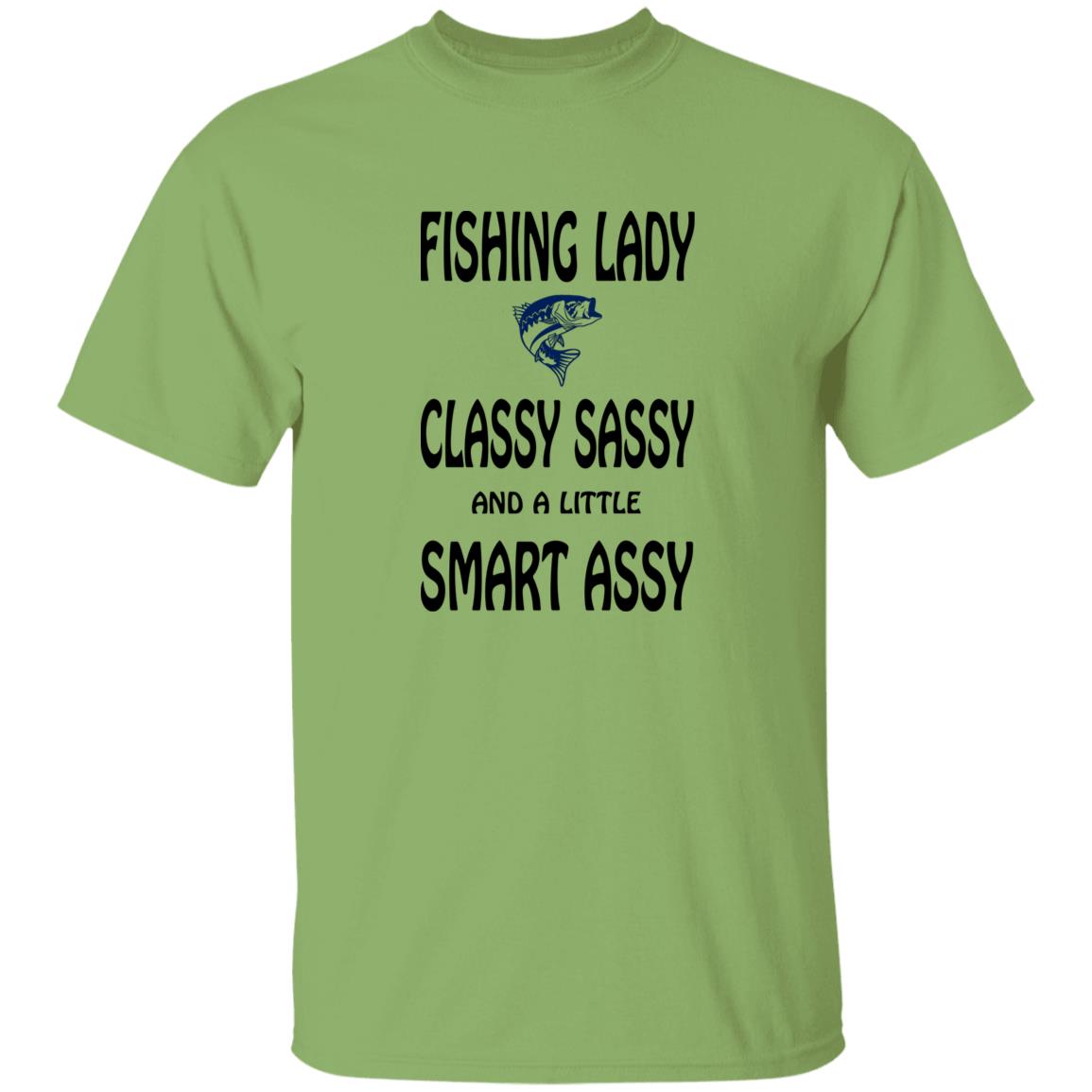 Fishing Lady Classy Sassy T-Shirt b