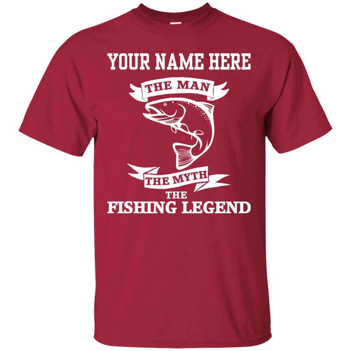 Personalized the man the myth the legend t-shirt a cardinal
