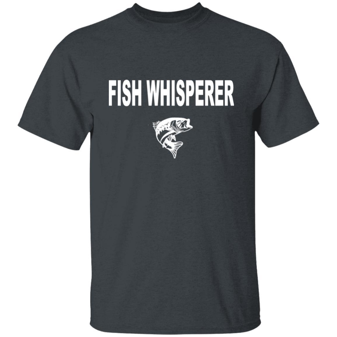 Fish whisperer t shirt dark heather