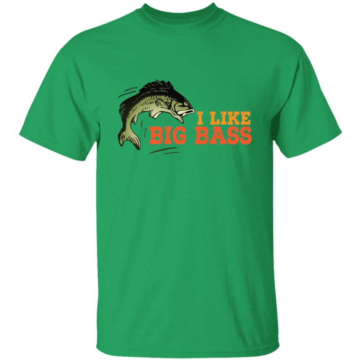 I like big bass t-shirt irish-green