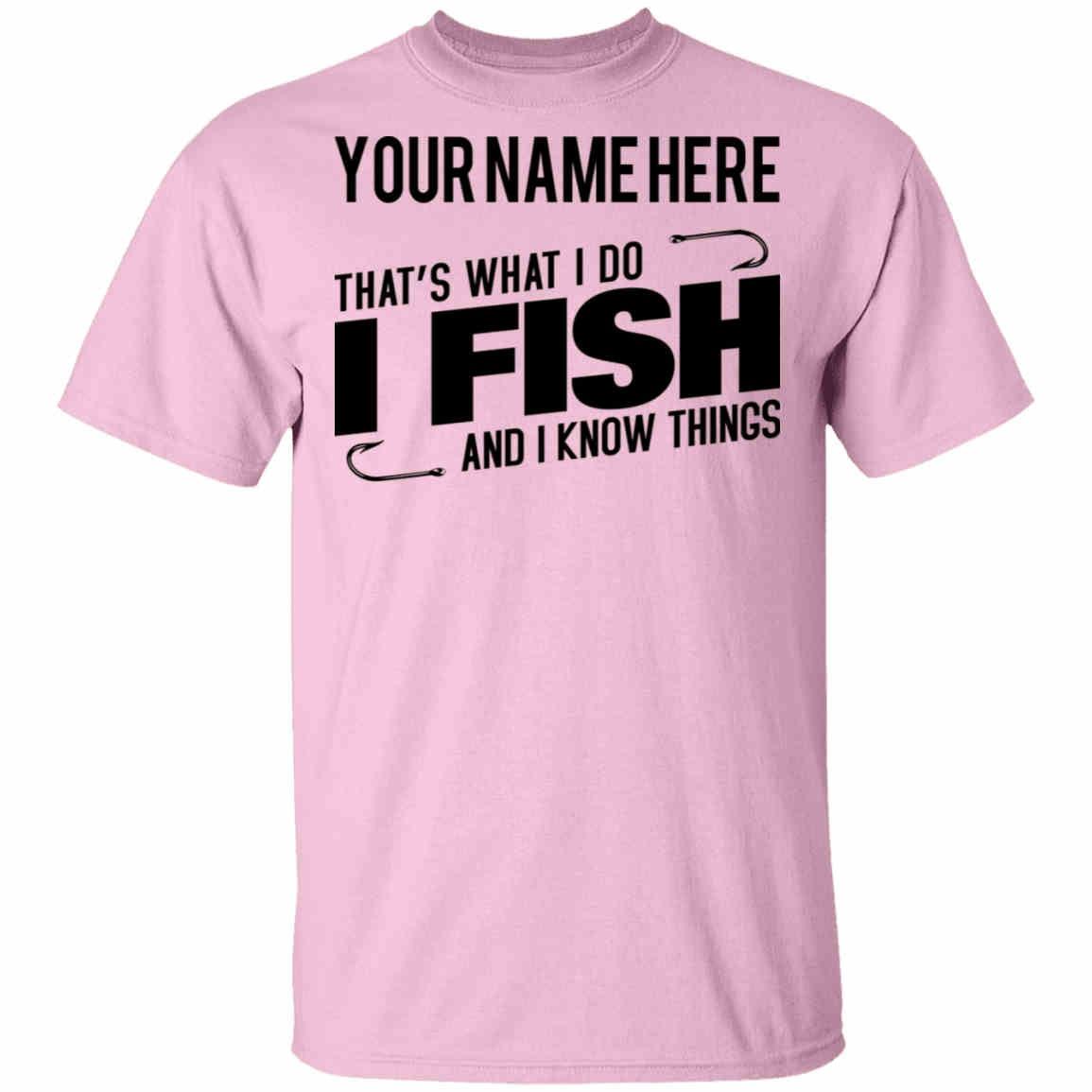 Personalized that's what i do T-Shirt h light-pink