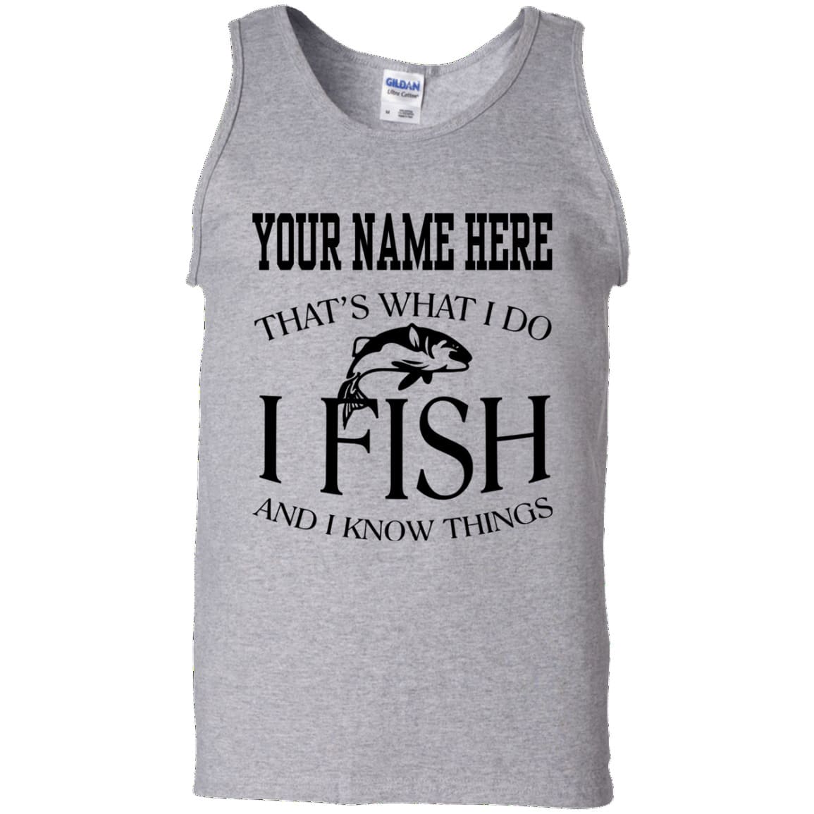 Personalized-That's What I Do Tank Top a
