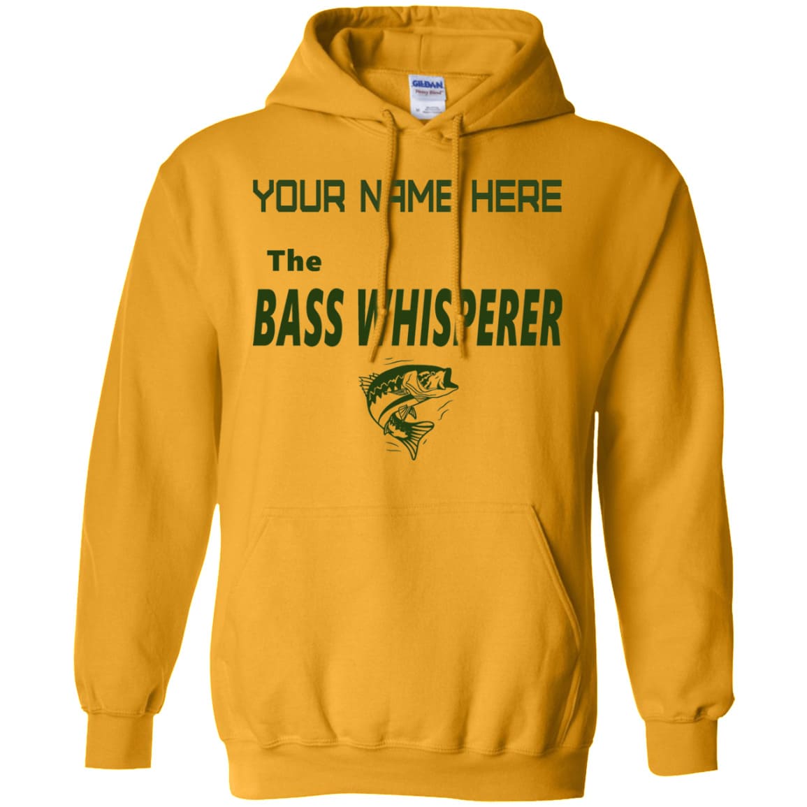 Personalized The Bass Whisperer Hoodie b