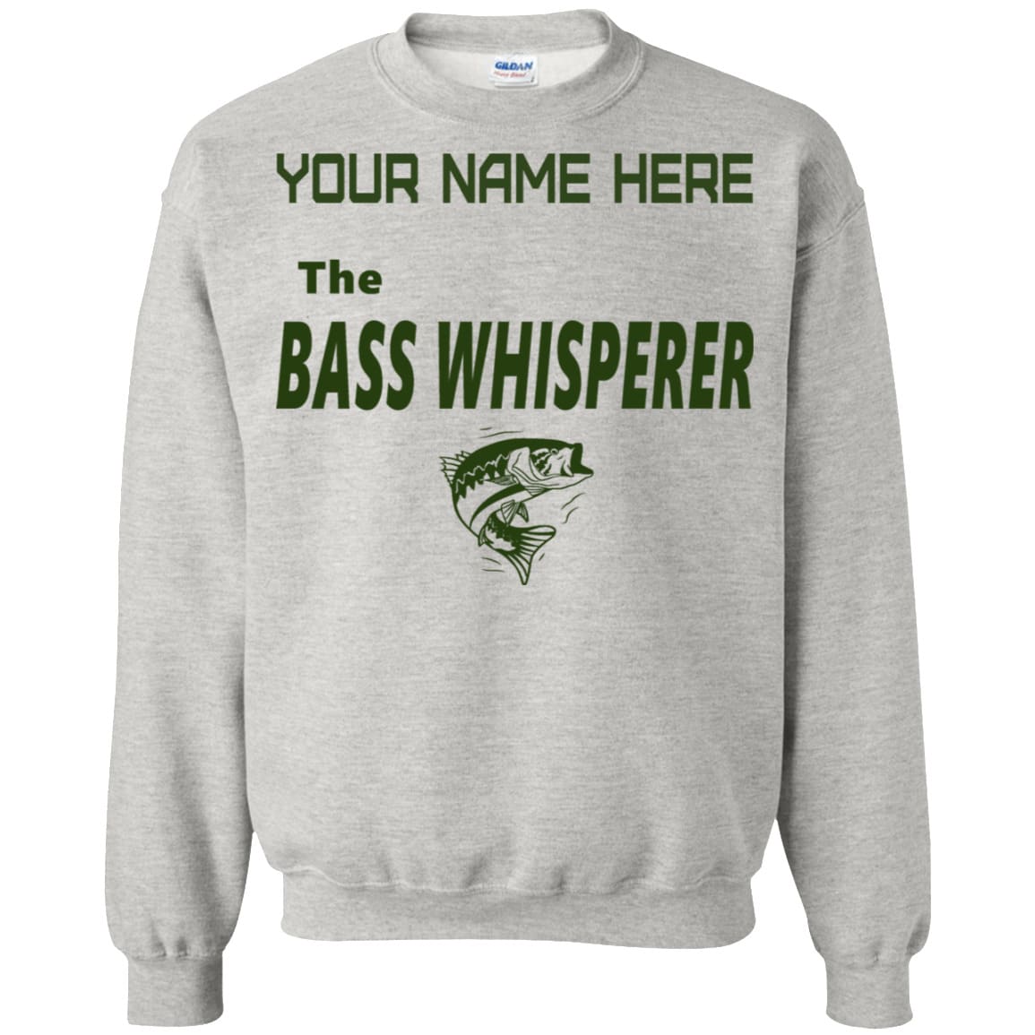 Personalized The Bass Whisperer Sweatshirt b