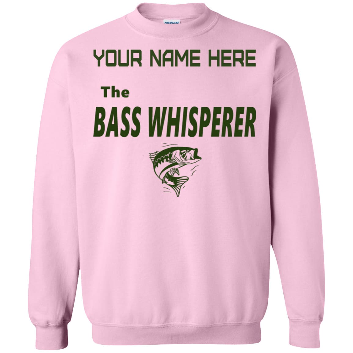 Personalized The Bass Whisperer Sweatshirt b