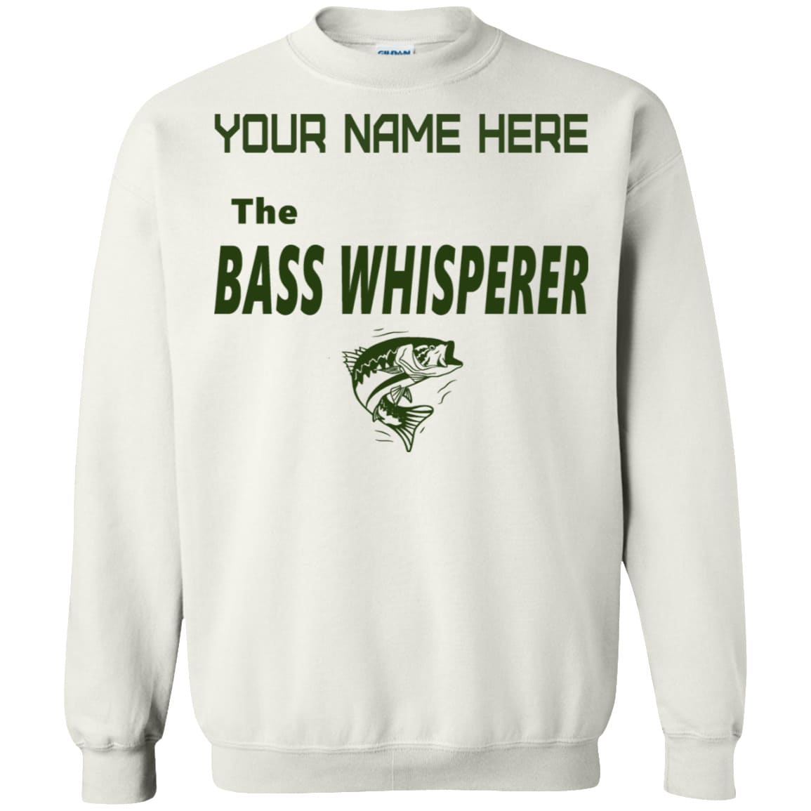 Personalized The Bass Whisperer Sweatshirt b
