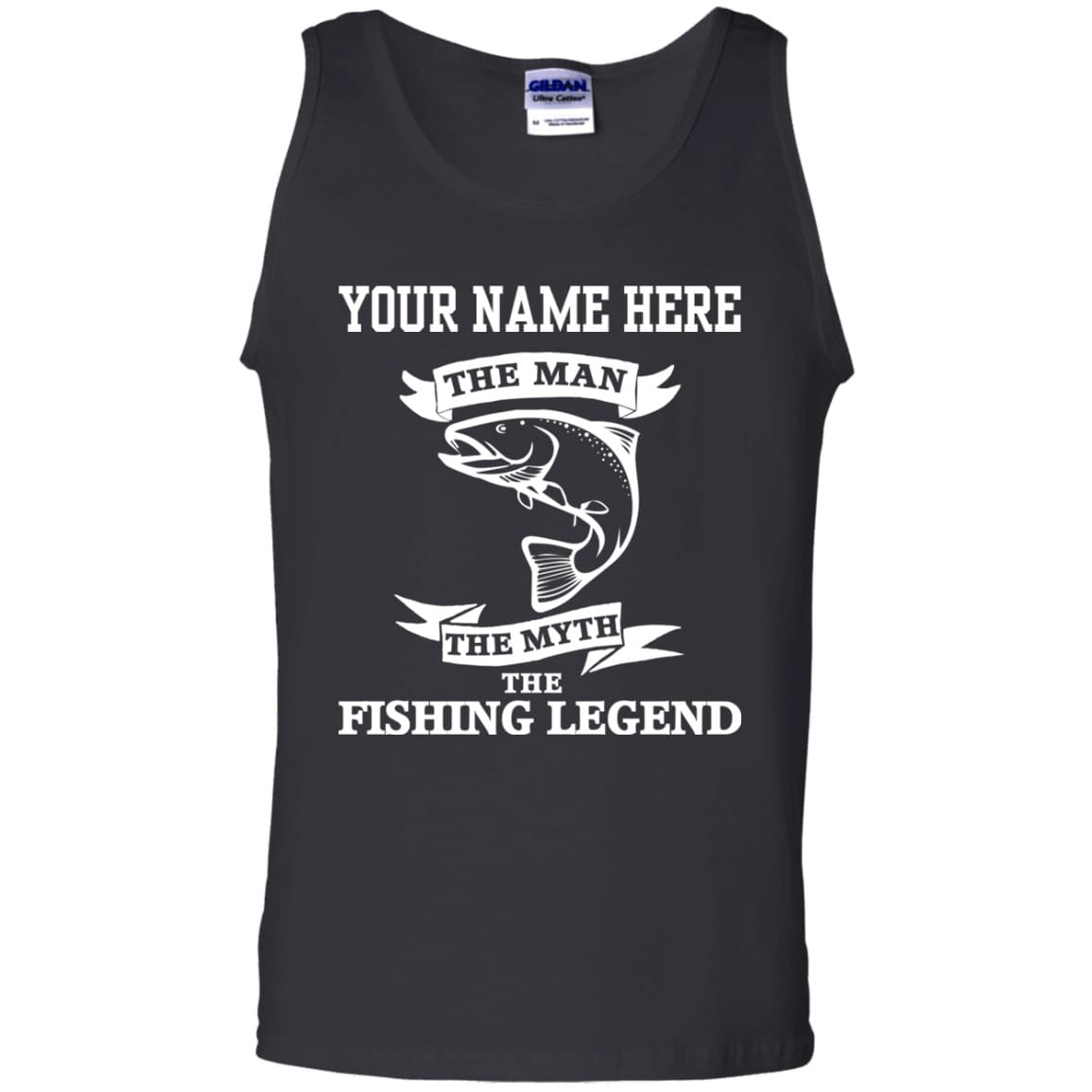 Personalized The Man The Legend Cotton Tank Top a