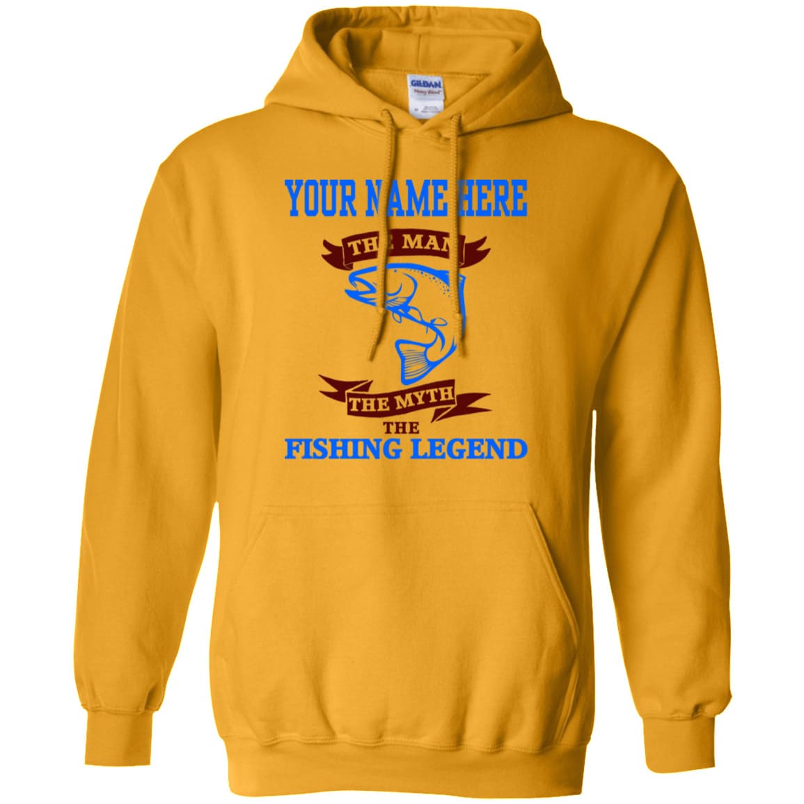 Personalized The Man The Myth The Fishing Legend Hoodie c
