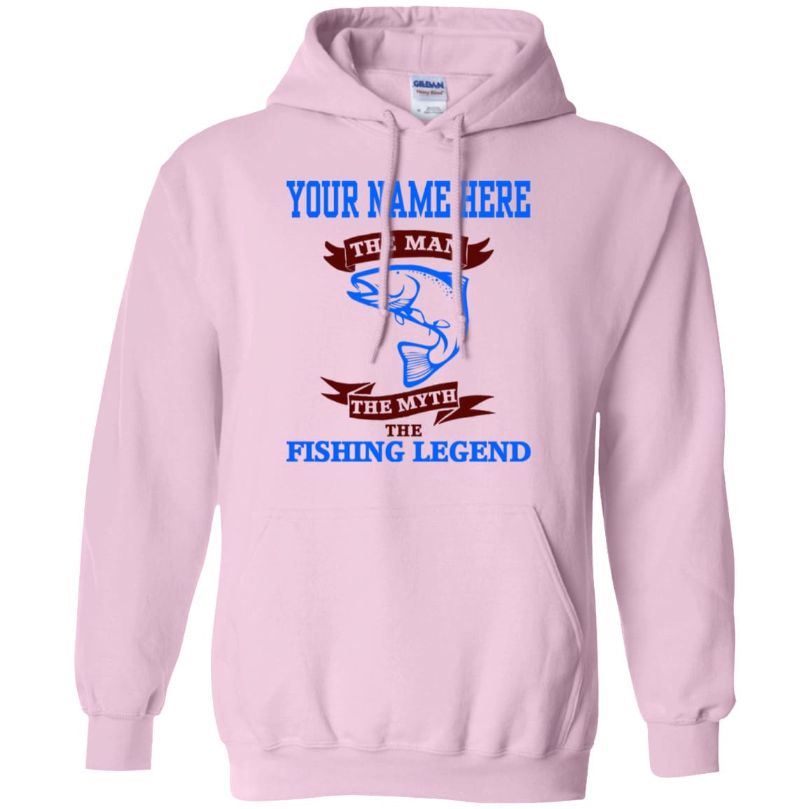 Personalized The Man The Myth The Fishing Legend Hoodie c