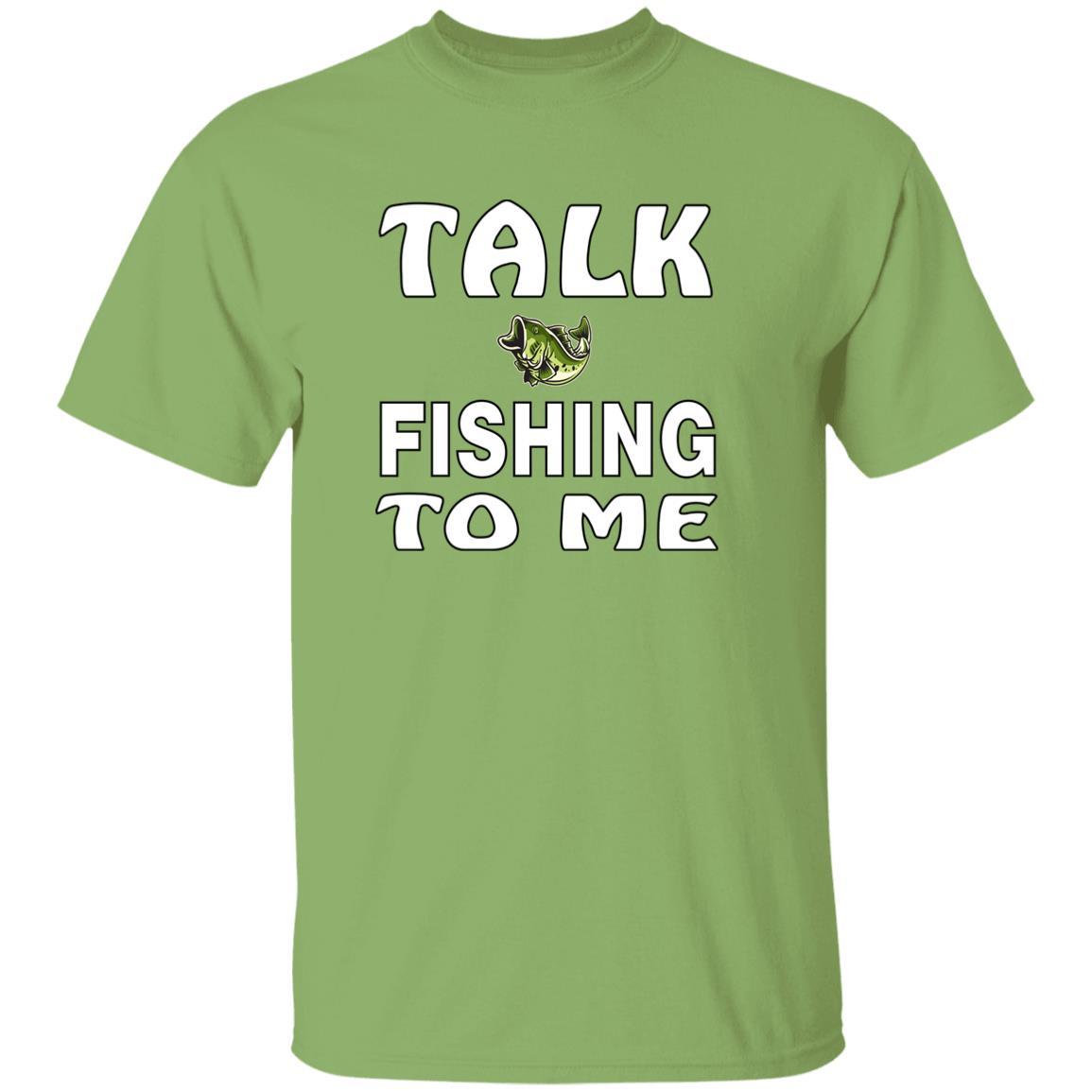 Talk fishing to me t-shirt kiwi