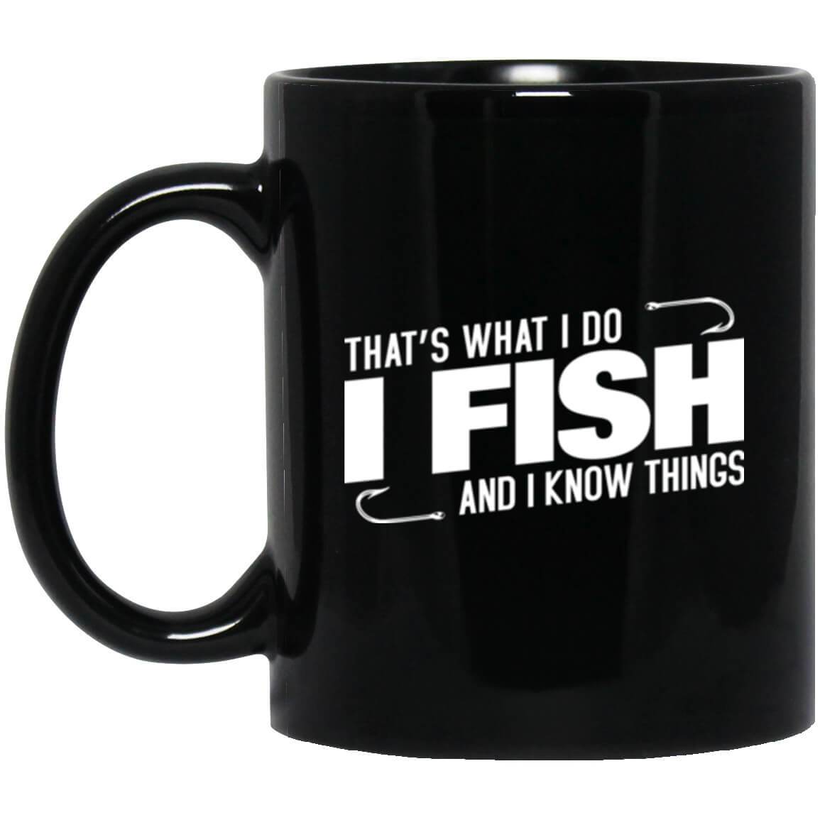 That's What I Do Black Mug i