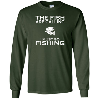 the-fish-are-calling LS T-Shirt c