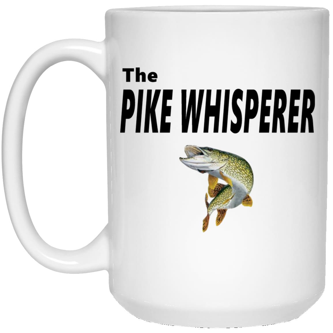 The Pike Whisperer White Mug