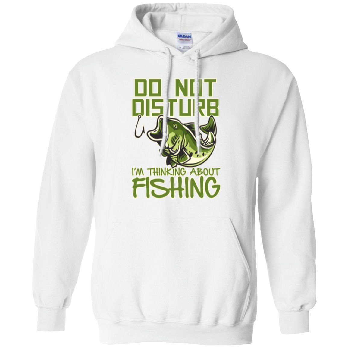 Thinking About Fishing Pullover Hoodie