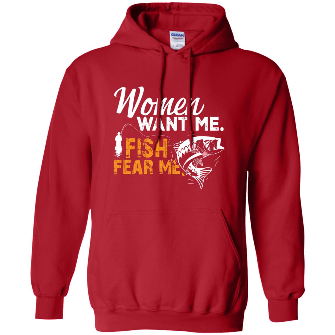 Women Want Me Fish Fear Me Hoodie