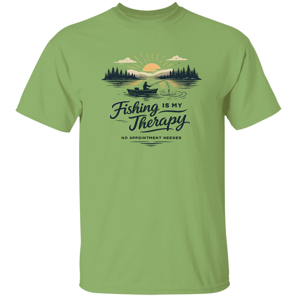 Fishing is my therapy T-shirt Kiwi