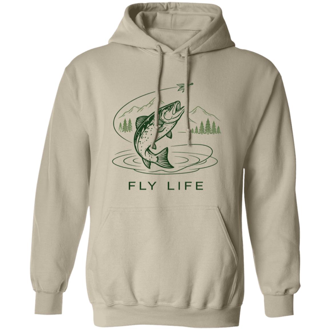 Fly Life Hoodie-Sand