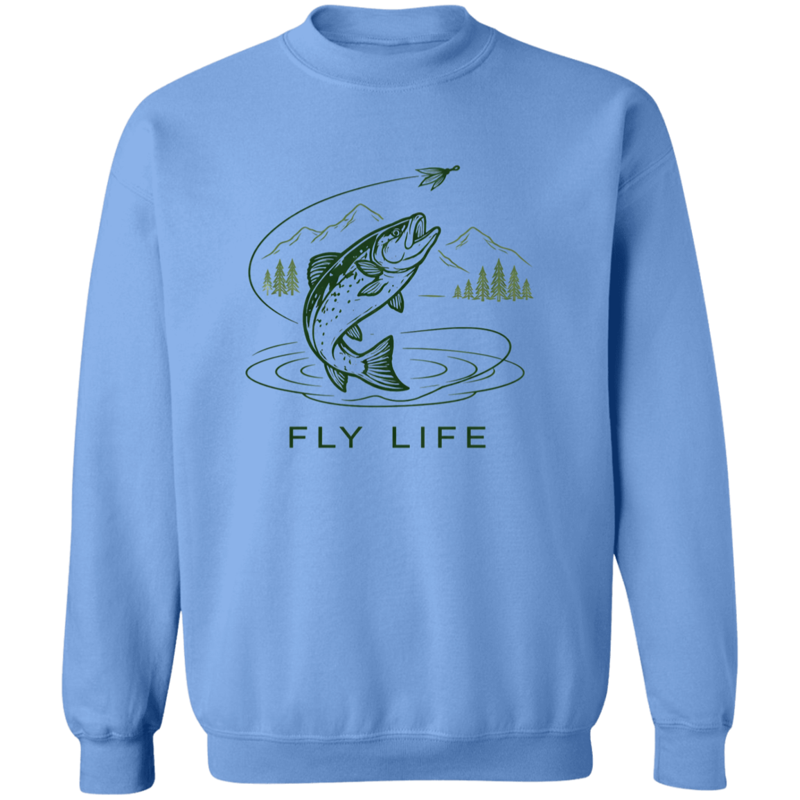 Fly Life Sweatshirt-Carolina-Blue