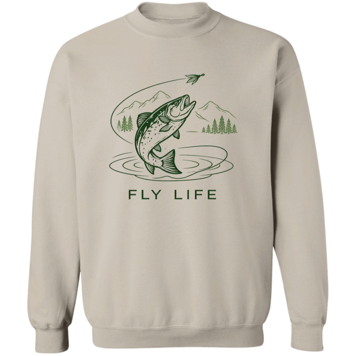 Fly Life Sweatshirt-Sand