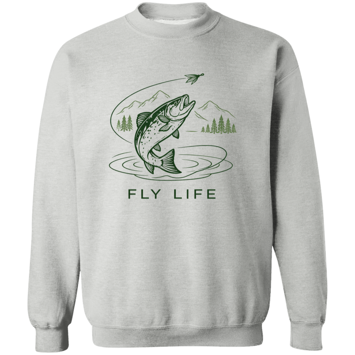 Fly Life Sweatshirt-Sport-Grey