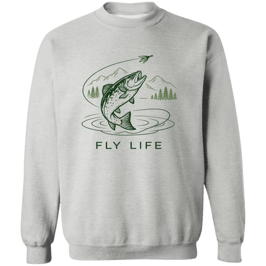 Fly Life Sweatshirt-Sport-Grey