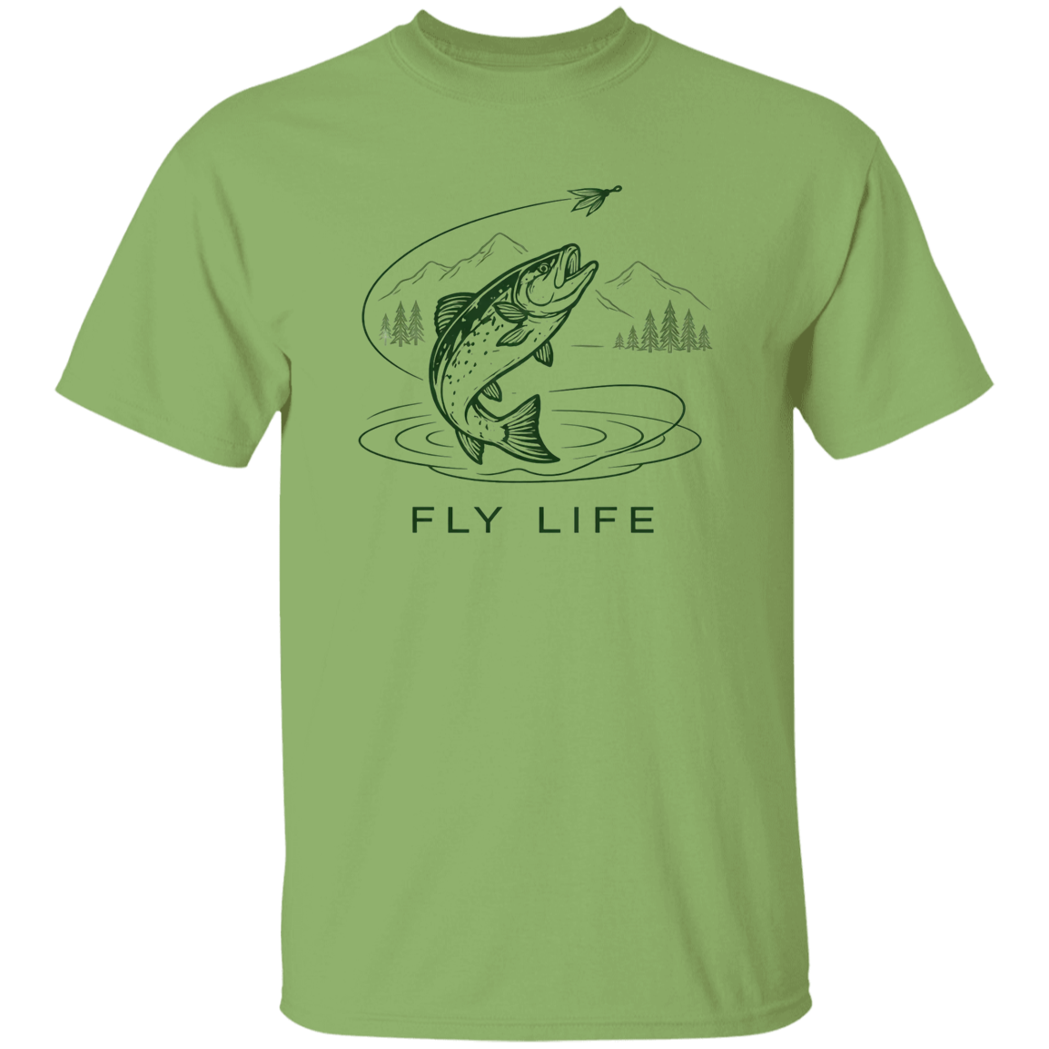 Fly Life T-Shirt-Kiwi