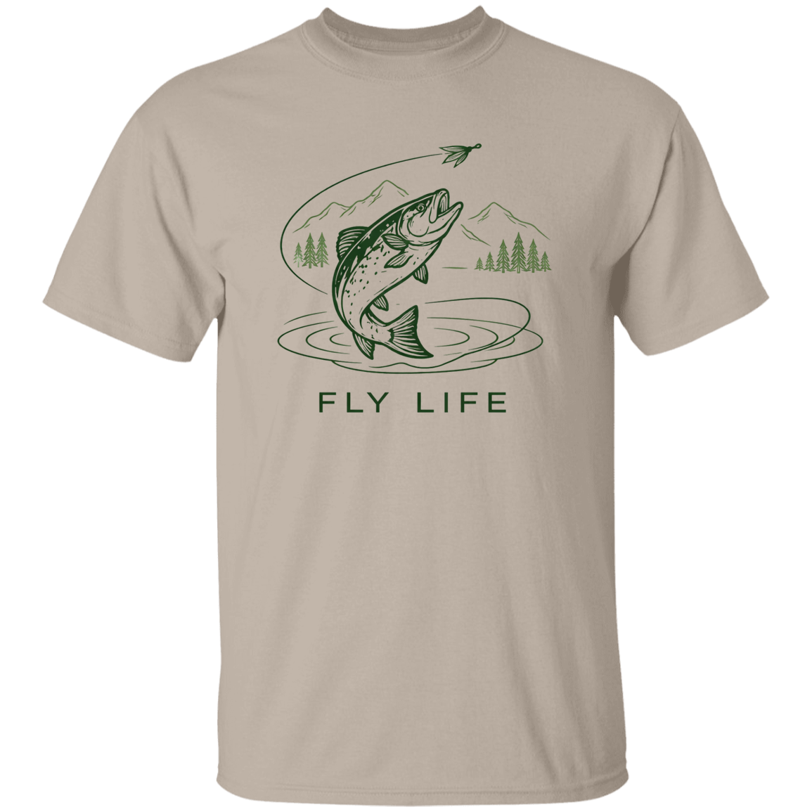 Fly Life T-Shirt-Sand