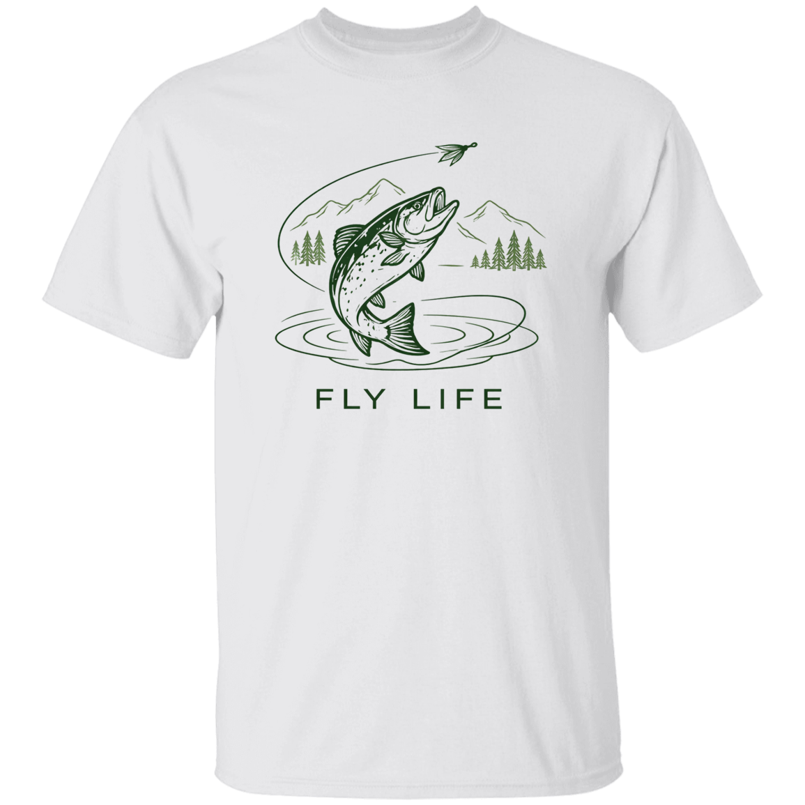 Fly Life T-Shirt-White