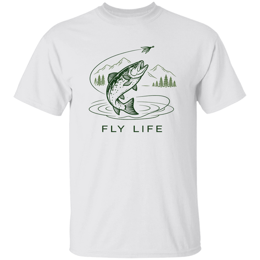 Fly Life T-Shirt-White