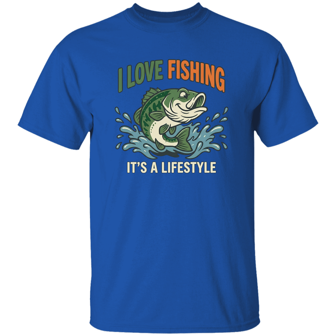 I-Love-Fishing-It's-A-Lifestyle-T-shirt-Royal