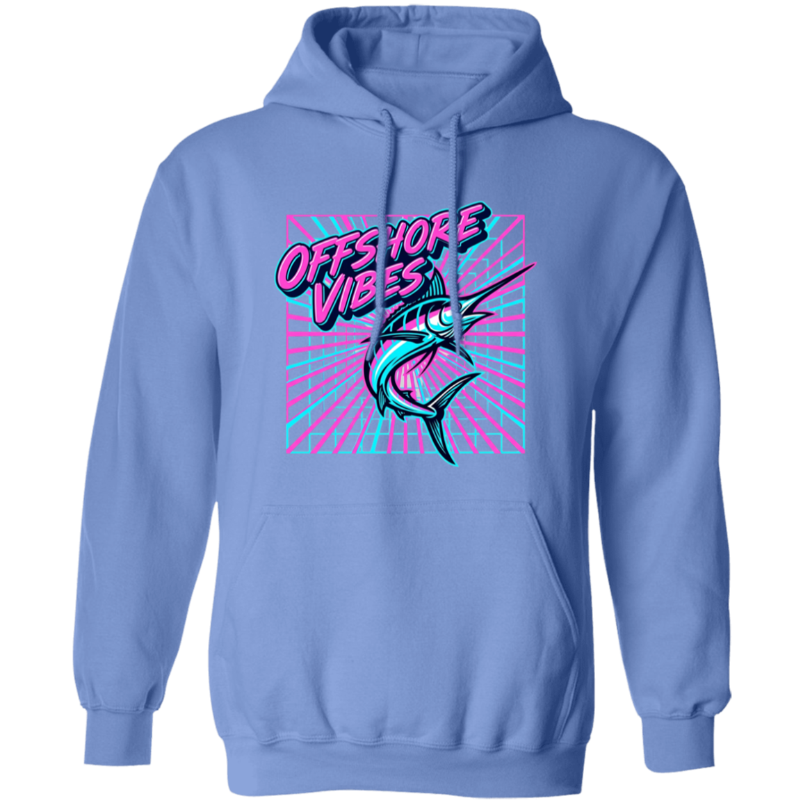 Offshore Vibes Hoodie Carolina-Blue