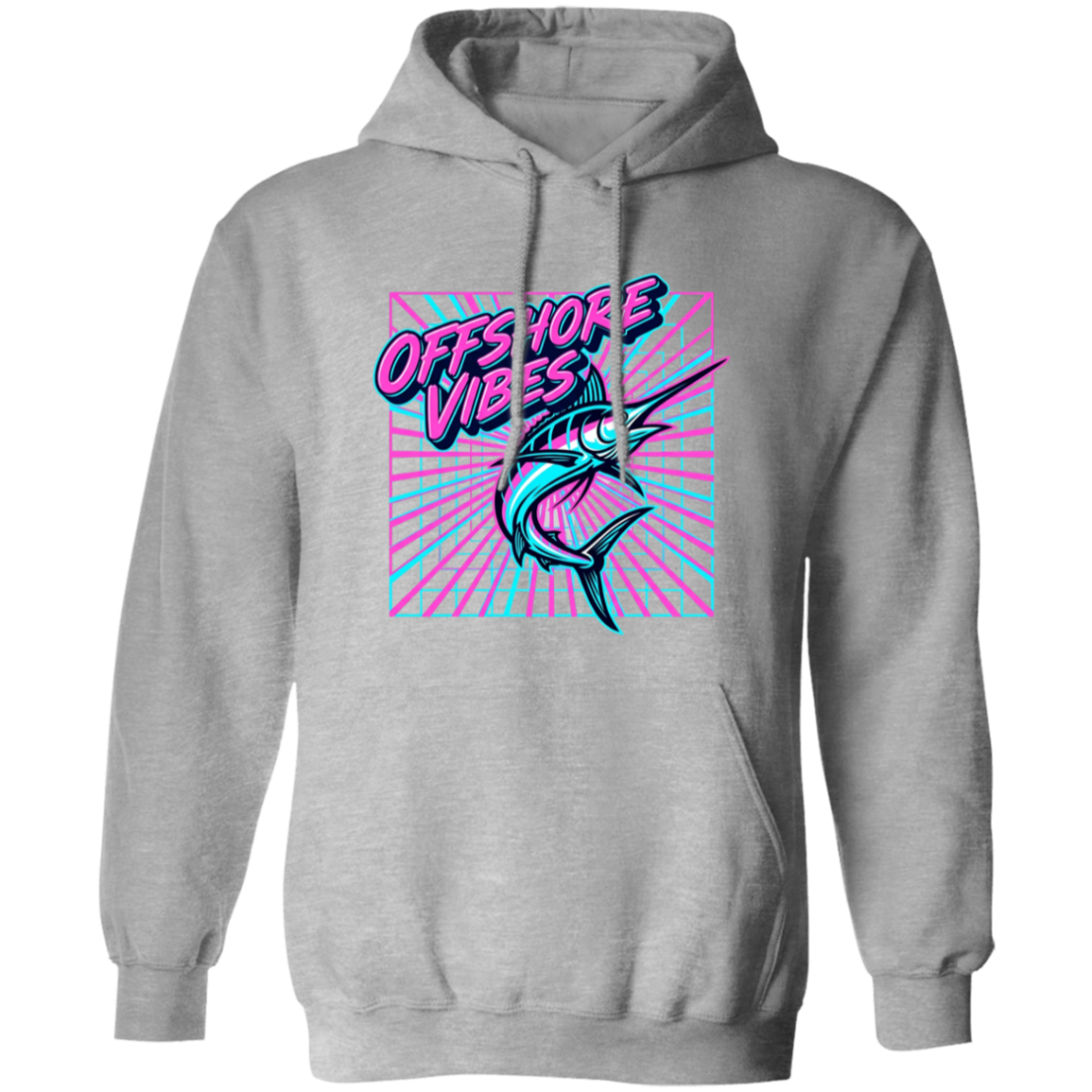 Offshore Vibes Hoodie Sport-Grey