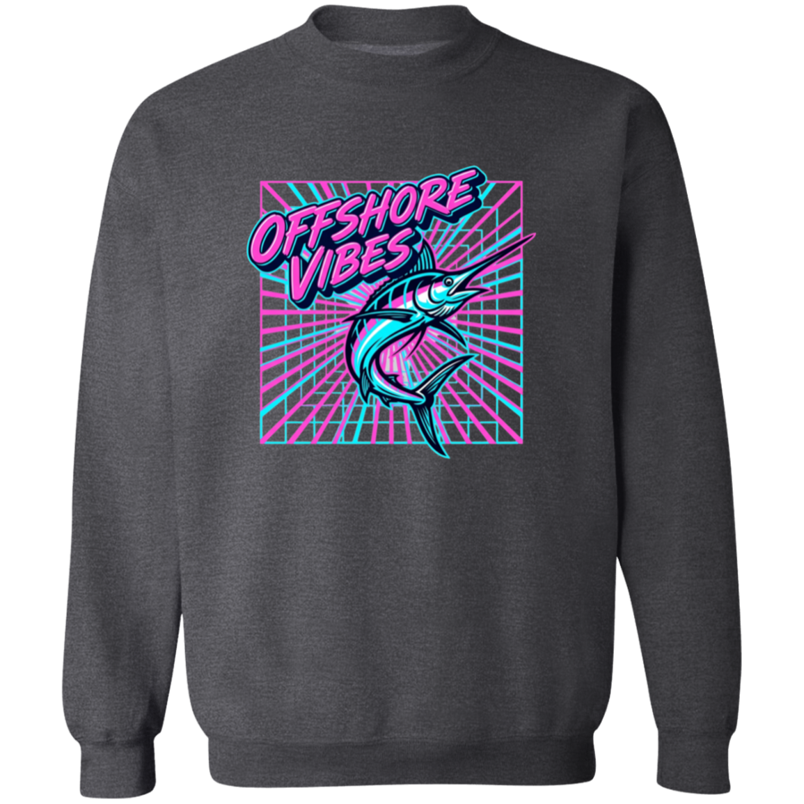 Offshore Vibes Sweatshirt Dark-Heather