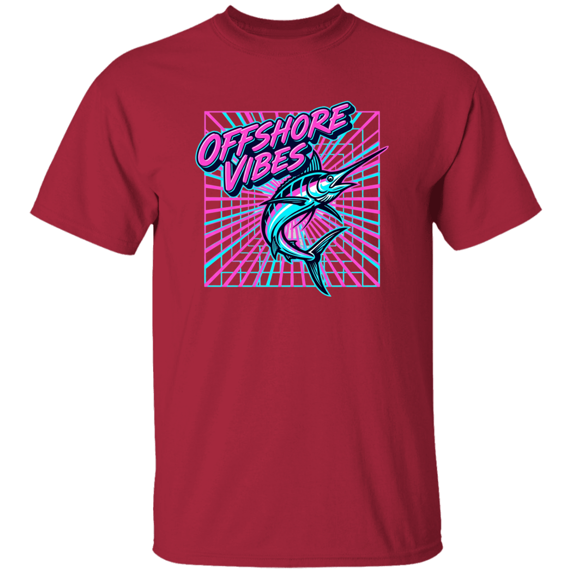Offshore Vibes T-Shirt Cardinal