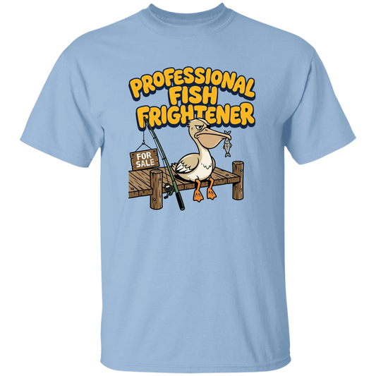 Professional Fish Frightener T-Shirt Light-Blue