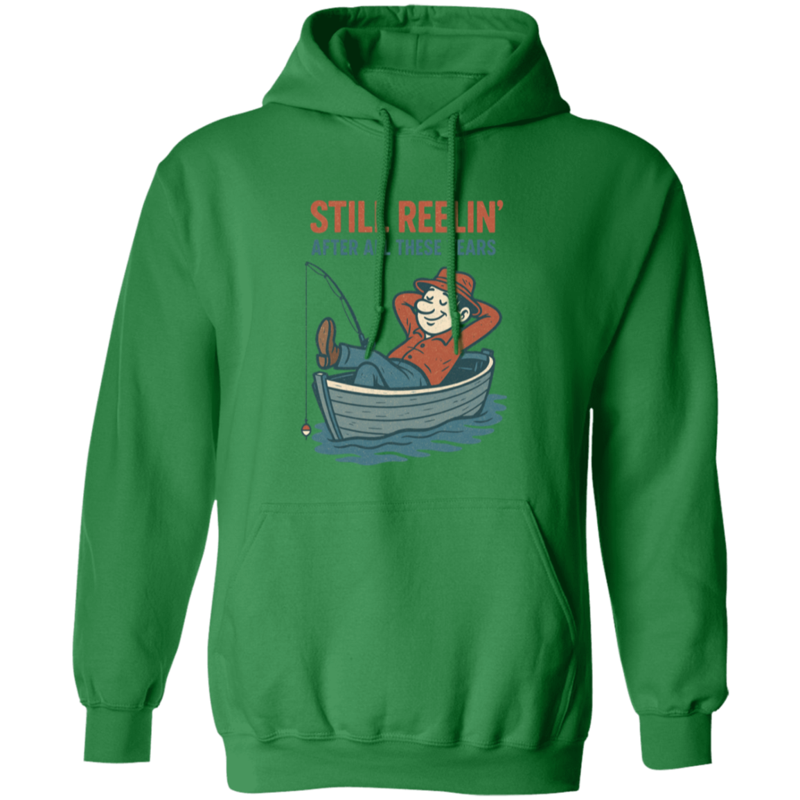 Still Reeling After All These Years Hoodie Irish-Green