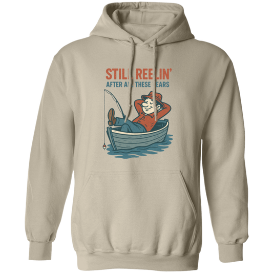Still Reeling After All These Years Hoodie Sand