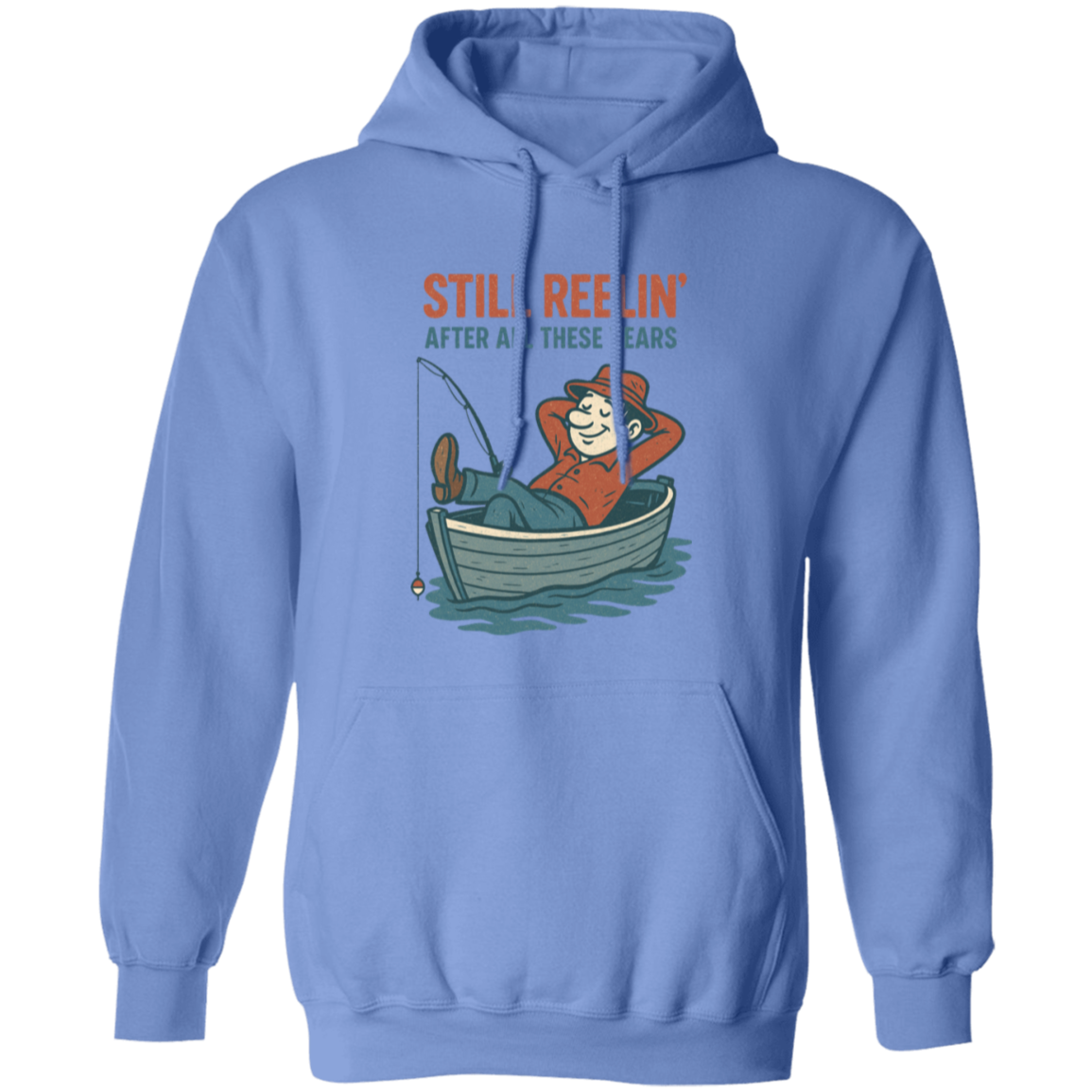 Still Reeling After All These Years Hoodie carolina-blue
