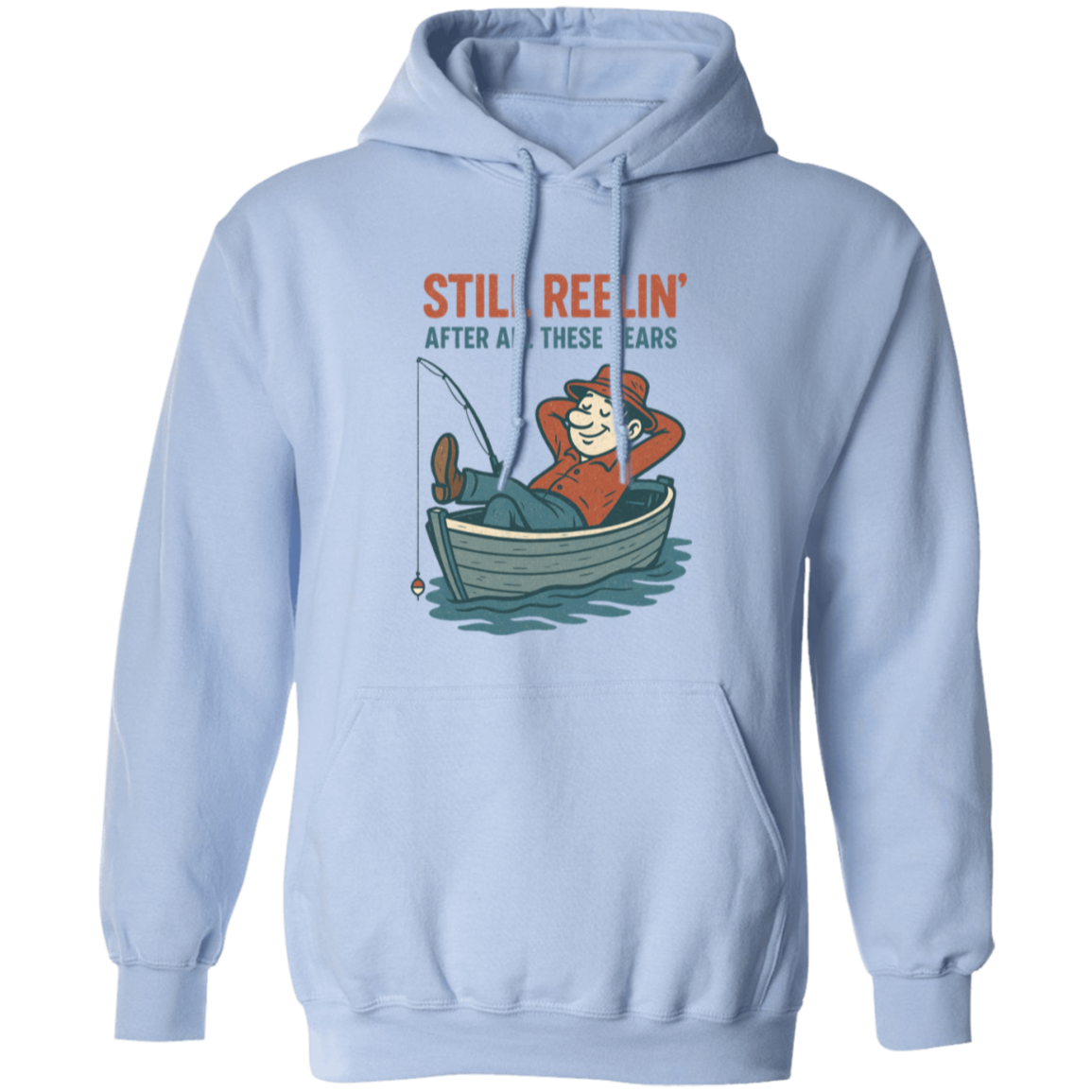 Still Reeling After All These Years Hoodie light-blue